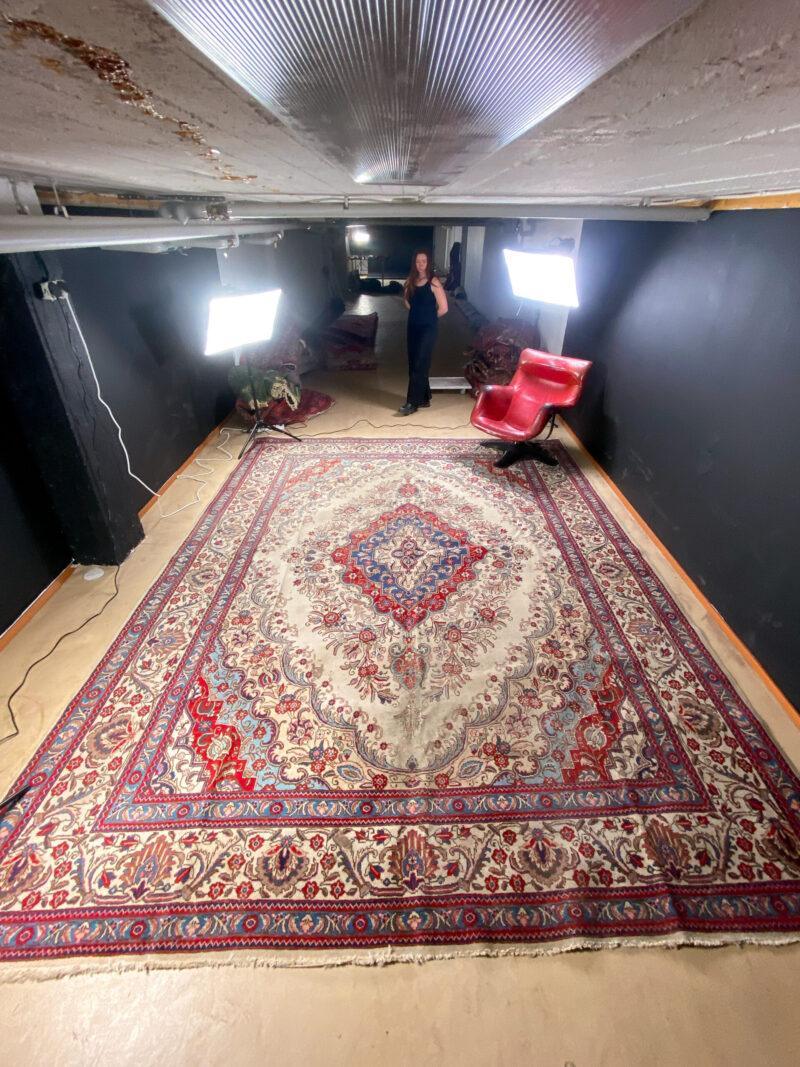 palatsikokoinen tabriz 1960 luvulta  417 x 323 cm