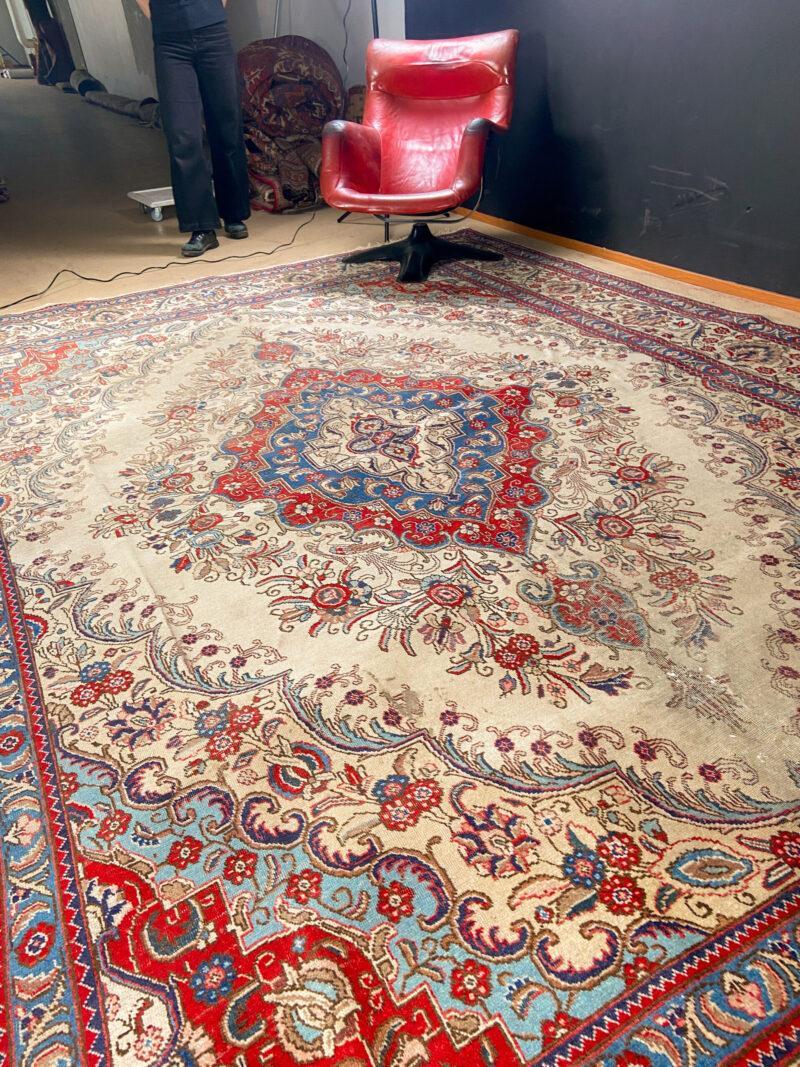 palatsikokoinen tabriz 1960 luvulta  417 x 323 cm