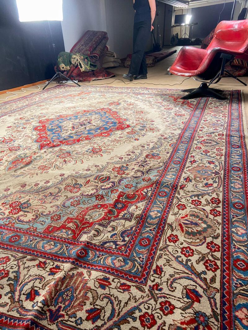 palatsikokoinen tabriz 1960 luvulta  417 x 323 cm
