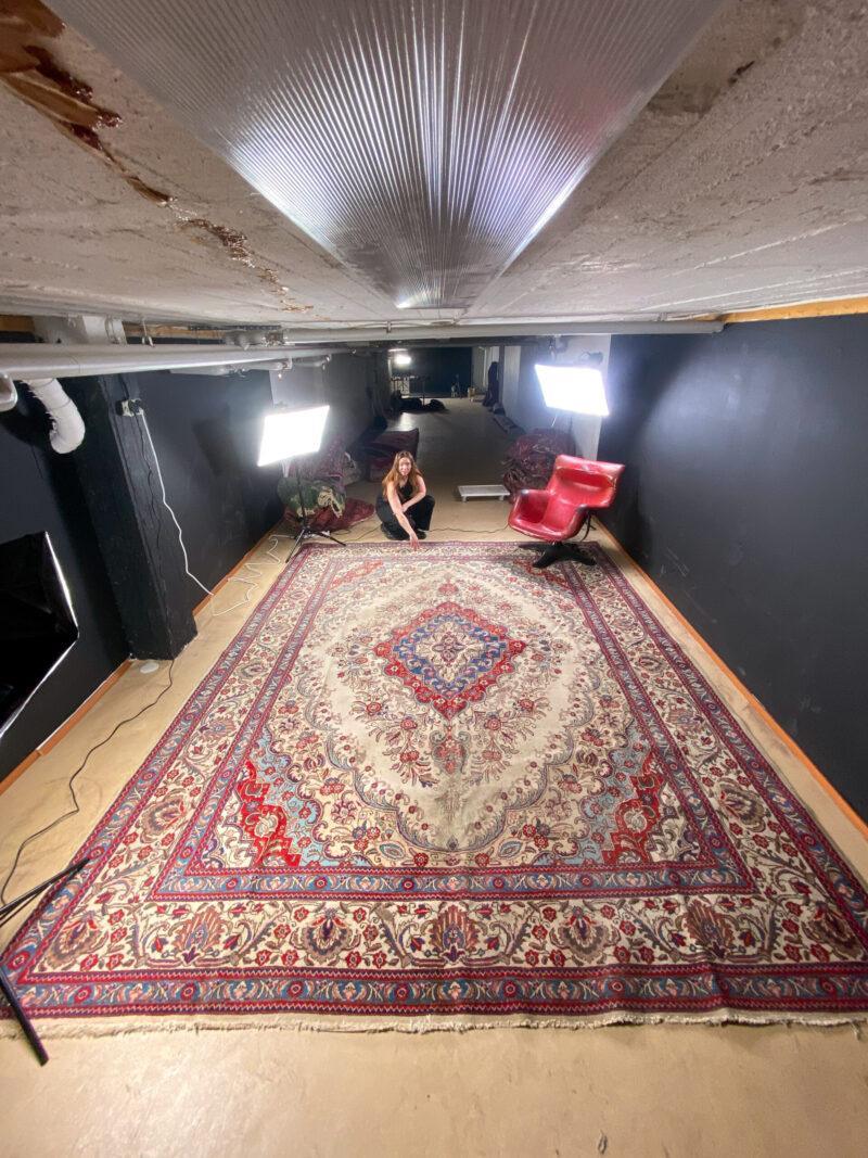 palatsikokoinen tabriz 1960 luvulta  417 x 323 cm