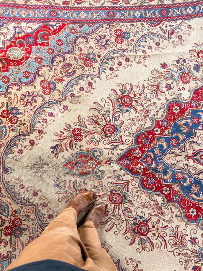 palatsikokoinen tabriz 1960 luvulta  417 x 323 cm