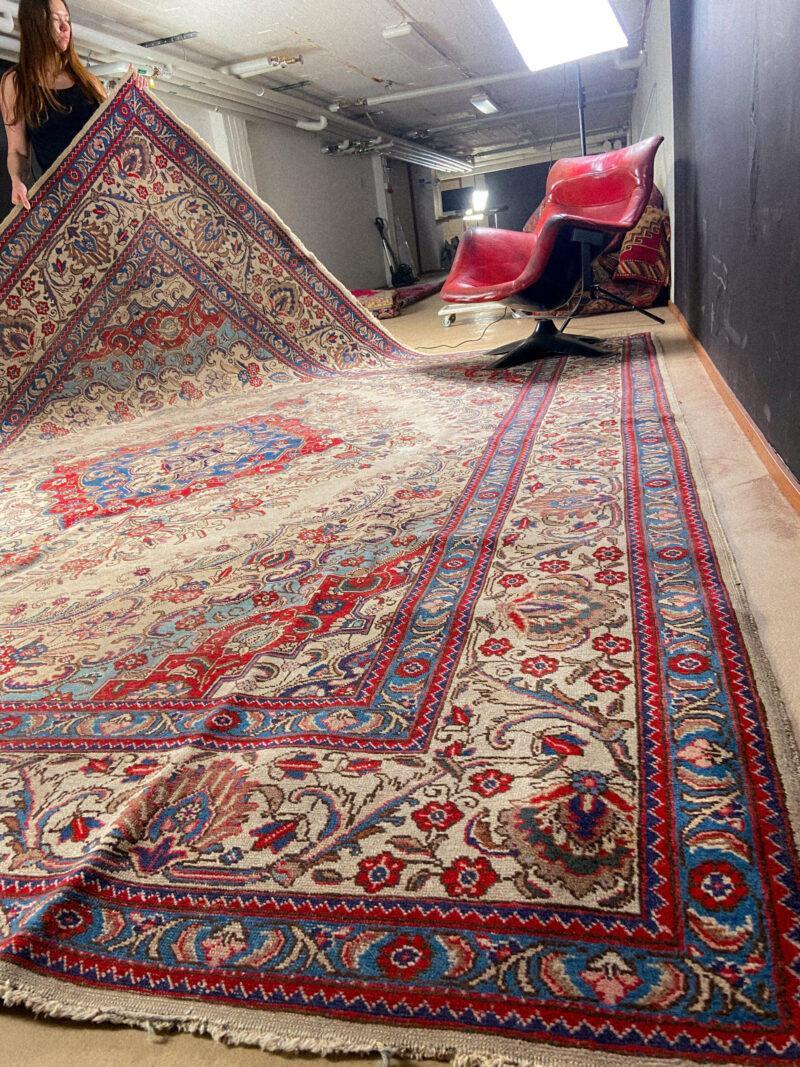 palatsikokoinen tabriz 1960 luvulta  417 x 323 cm