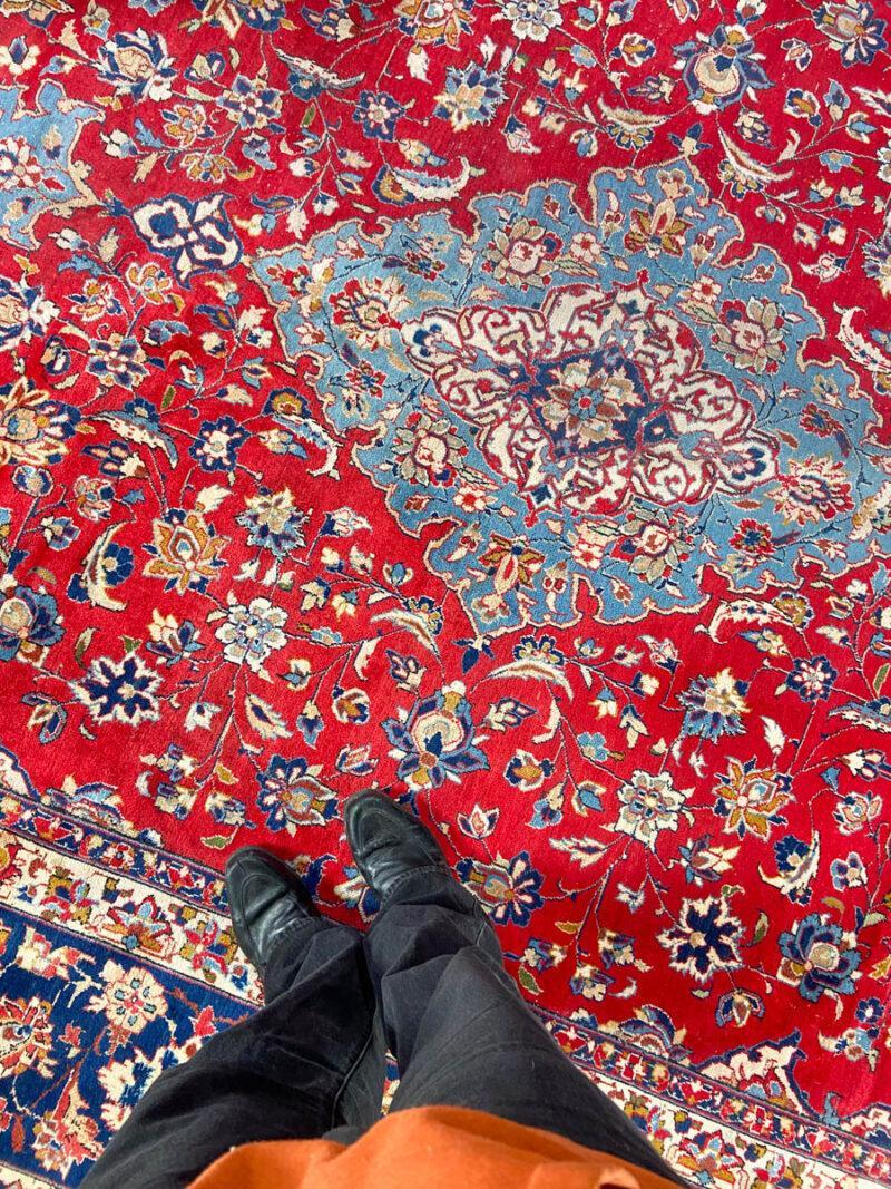 palatsikokoinen elegantti kirman  415 x 290 cm