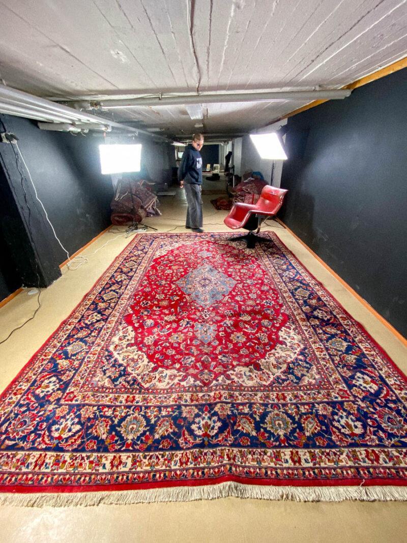 palatsikokoinen elegantti kirman  415 x 290 cm