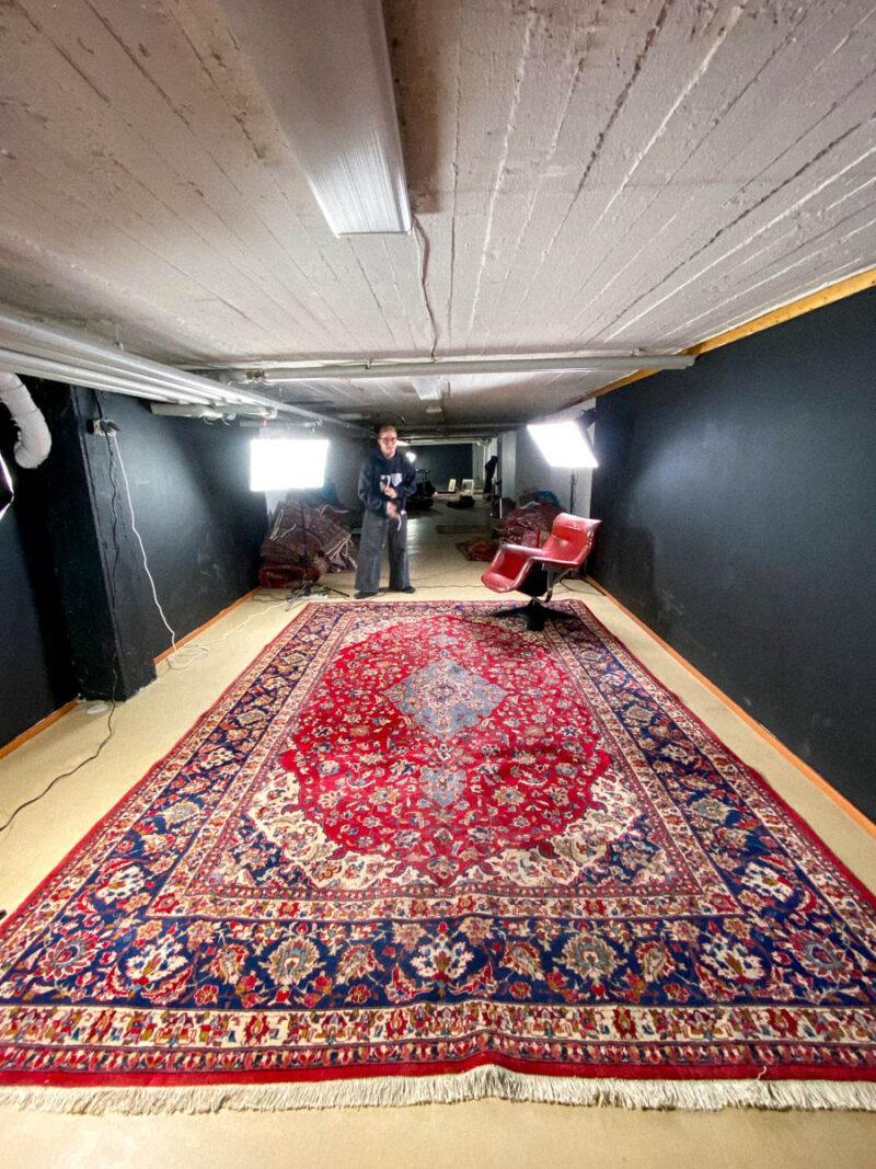 palatsikokoinen elegantti kirman  415 x 290 cm
