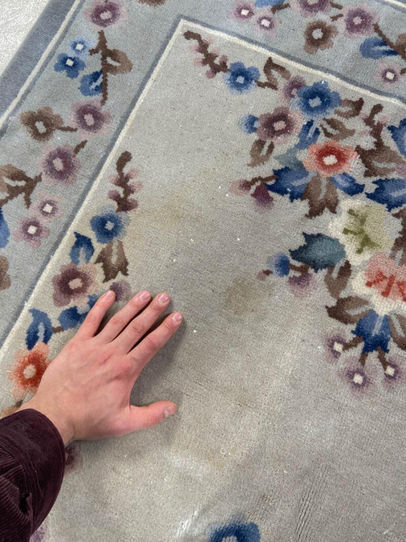 elegantti aubusson (ammattimaisesti pesetytetty) 185 x 122 cm