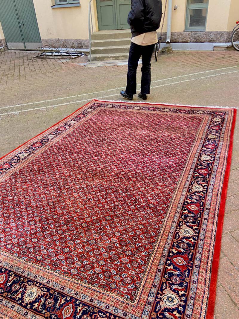 ylellinen lämminsävyinen tabriz 345 x 240 cm