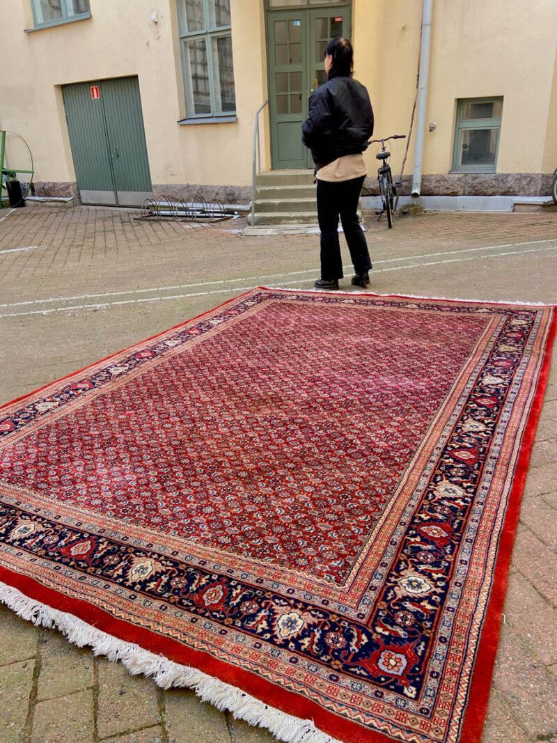 ylellinen lämminsävyinen tabriz 345 x 240 cm