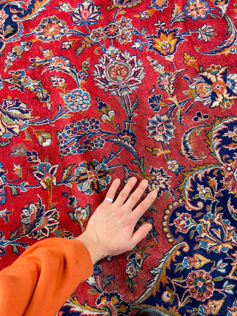 palatsikokoinen keshan 1970 luvulta  395 x 295 cm
