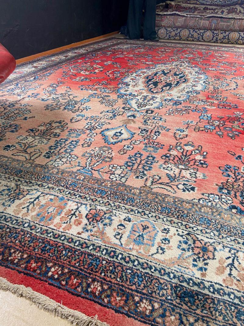 palatsikokoinen kukkais sarouk 1970 luvulta  430 x 320 cm