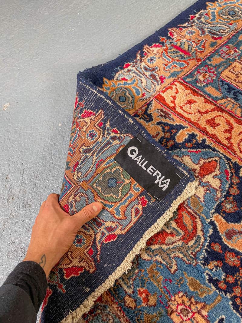 Äärimmäisen yksityiskohtainen palatsikokoinen keshan 393 x 302 cm