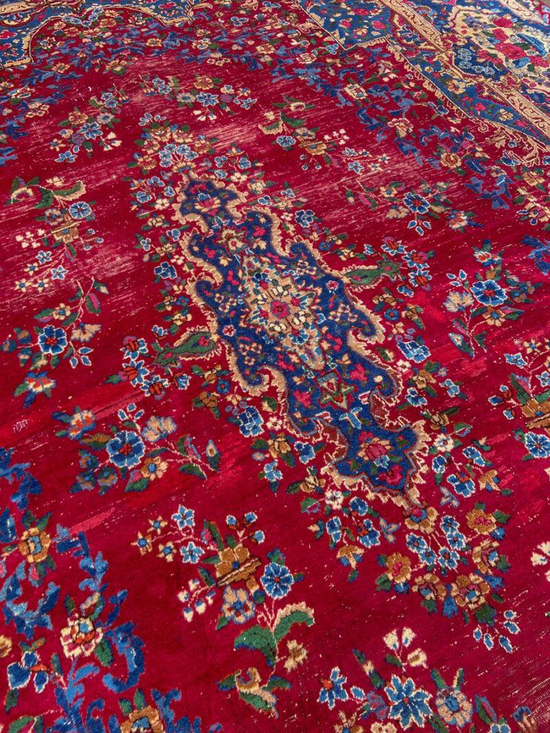 palatsikokoinen elegantti kirman 1970 luvulta  410 x 295 cm
