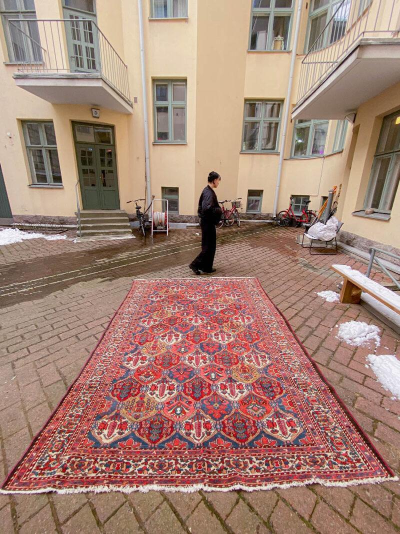 upea puutarha bahtijaari 1960 luvulta 300 x 212 cm