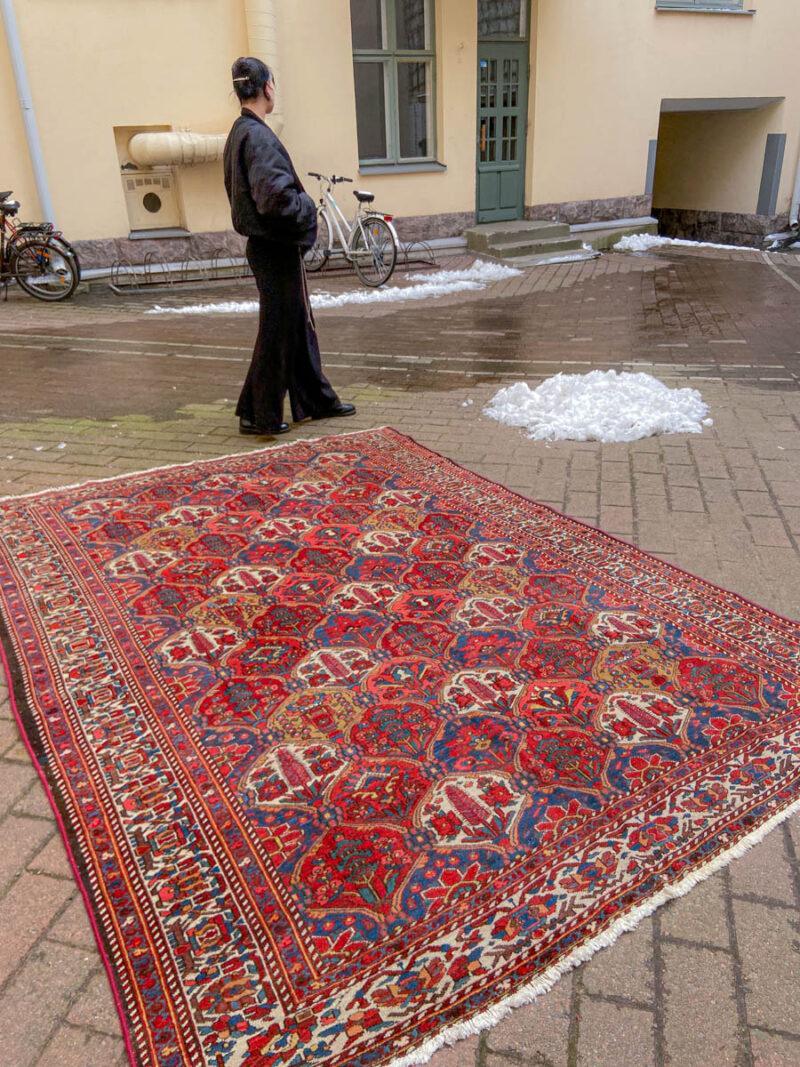 upea puutarha bahtijaari 1960 luvulta 300 x 212 cm