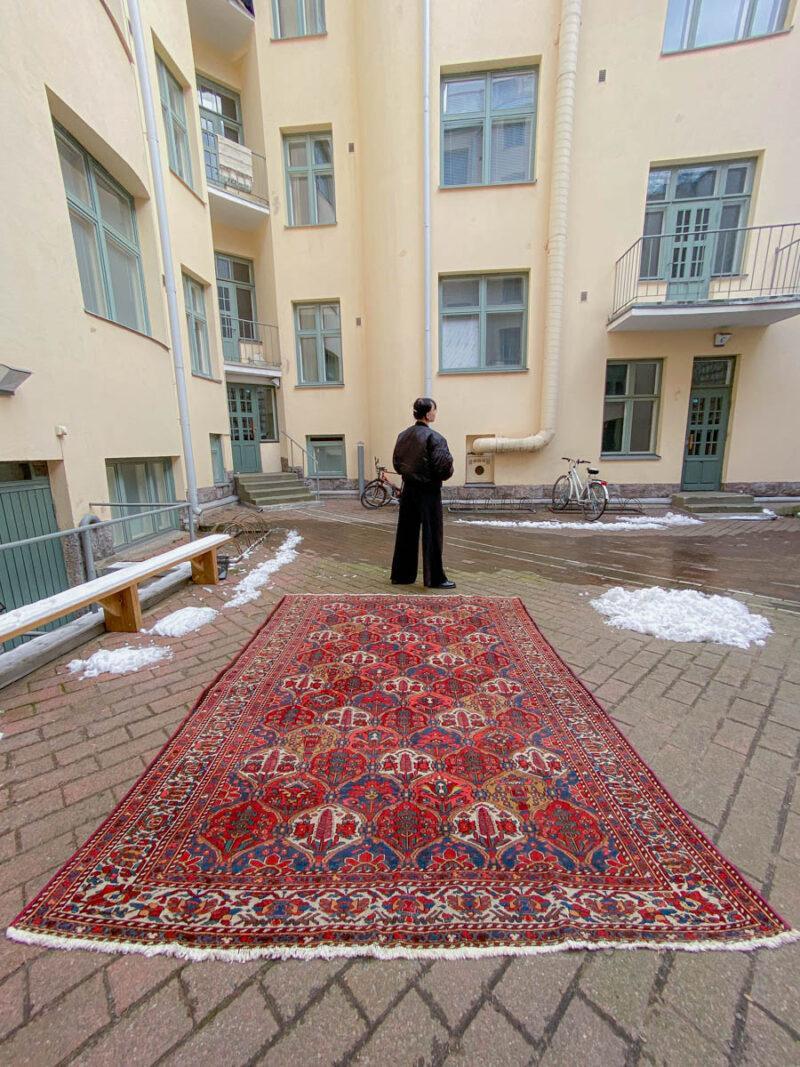 upea puutarha bahtijaari 1960 luvulta 300 x 212 cm
