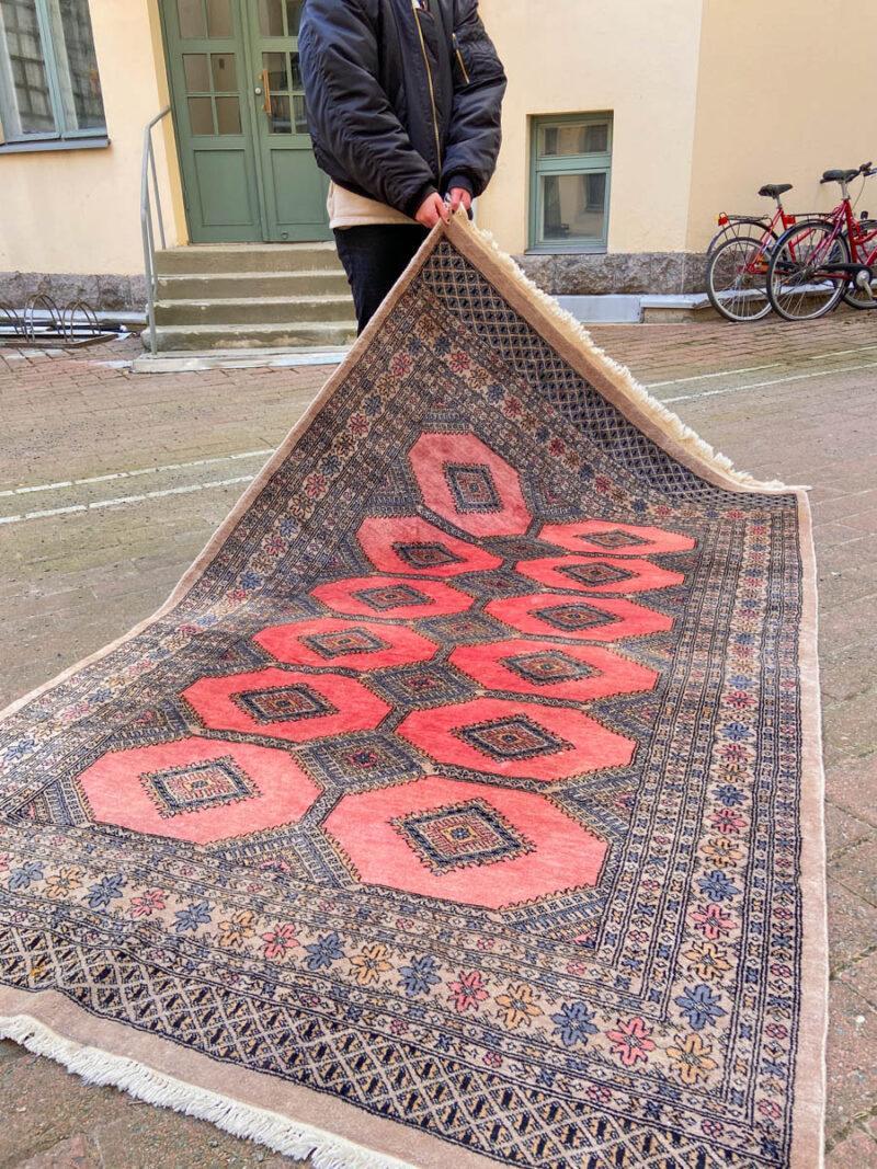 vaaleanpunainen buhara 250 x 155 cm