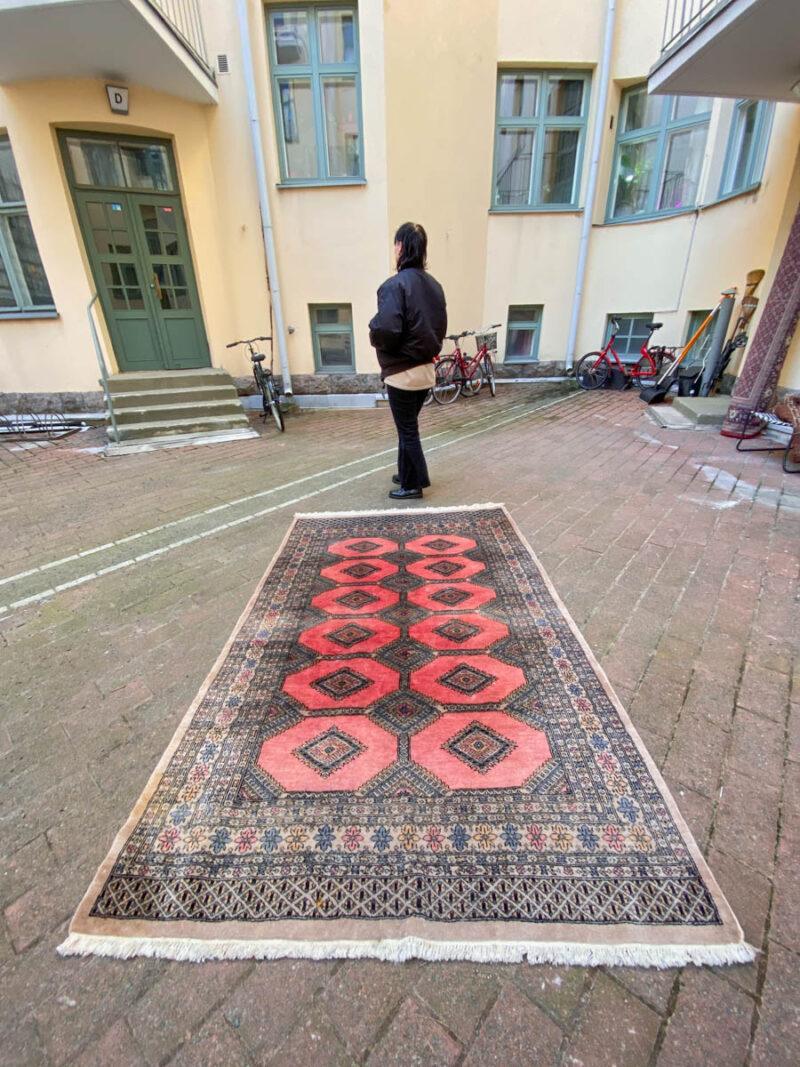 vaaleanpunainen buhara 250 x 155 cm
