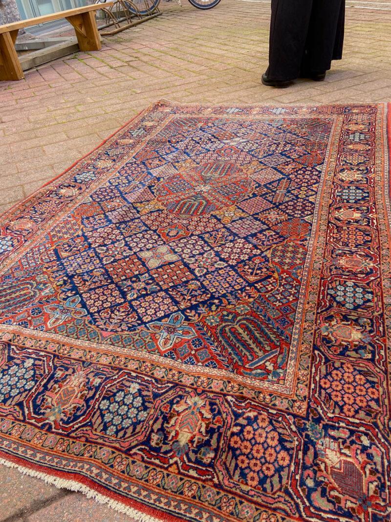 Äärimmäisen harvinainen keshan 1960 luvulta 205 x 130 cm