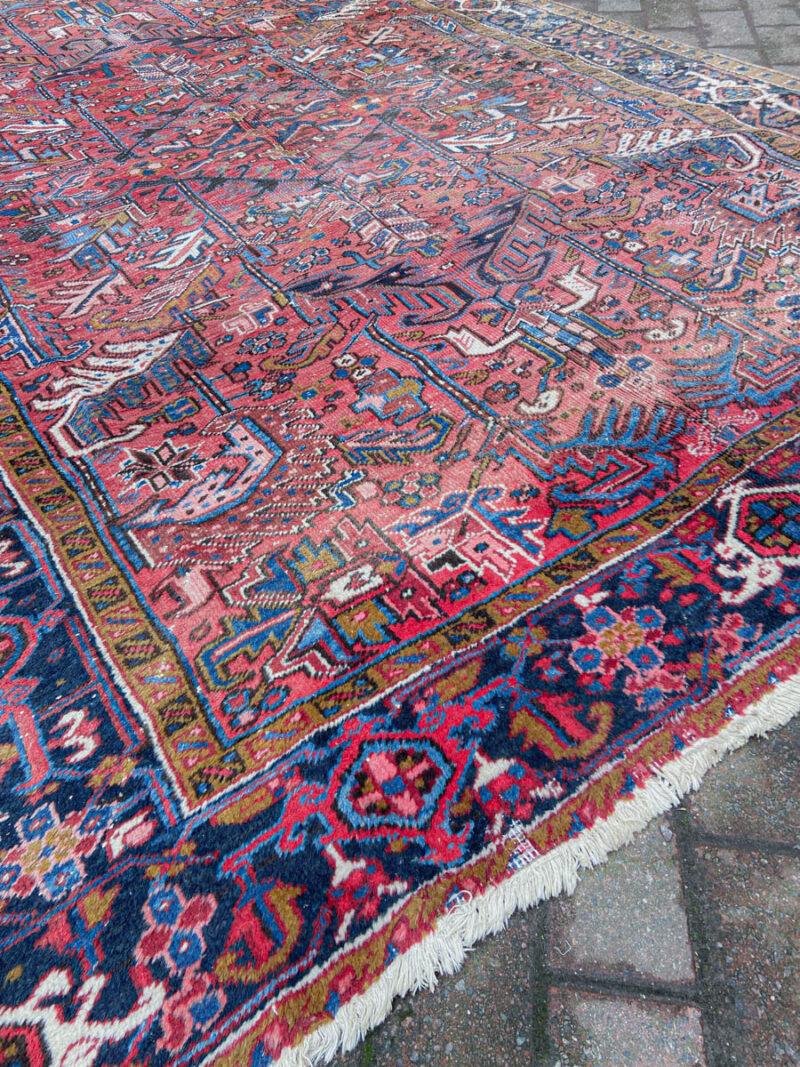 puoliantiikkinen pastelli heriz 1940 luvulta 330 x 230 cm