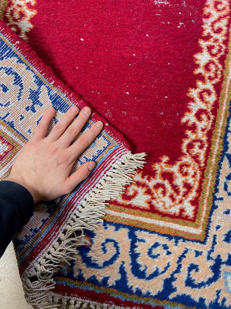 vintage kirman käytävämatto, 400 x 77 cm