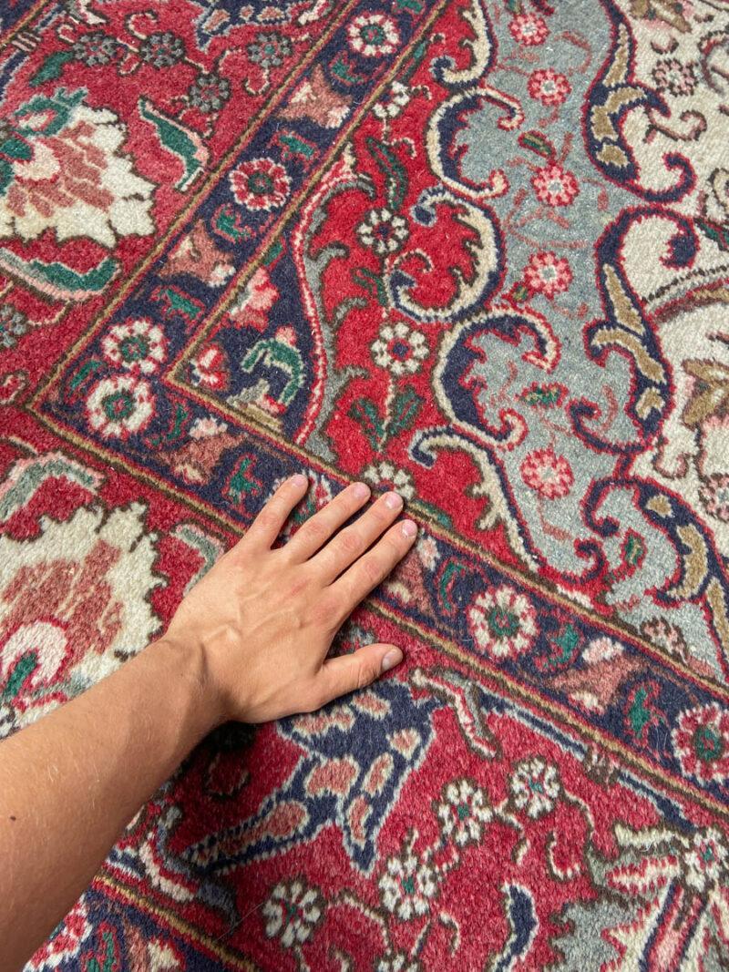 tyrmäävä tabriz 1970 luvulta 355 x 255 cm