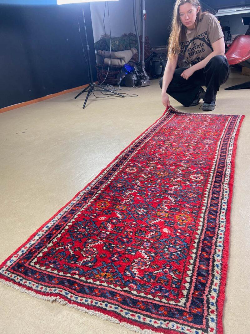 tyrmäävä hamadan käytävämatto – 317 x 82 cm (kopio)