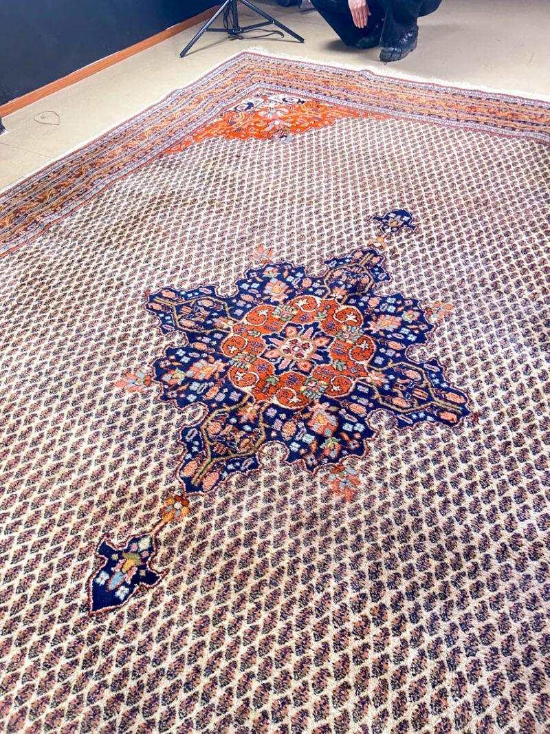 palatsikokoinen maanläheinen sarouk mir 385 x 290 cm