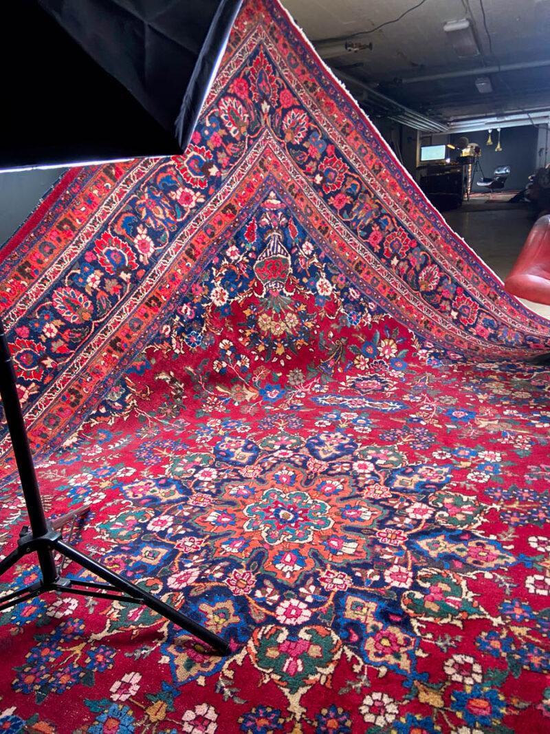 palatsikokoinen meshed 1970 luvulta  410 x 310 cm