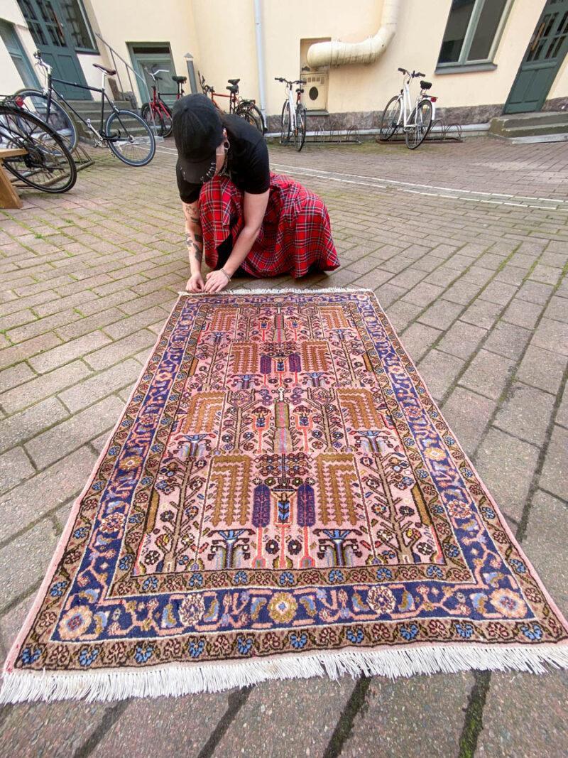 vaaleanpunainen buhara 250 x 155 cm (kopio)