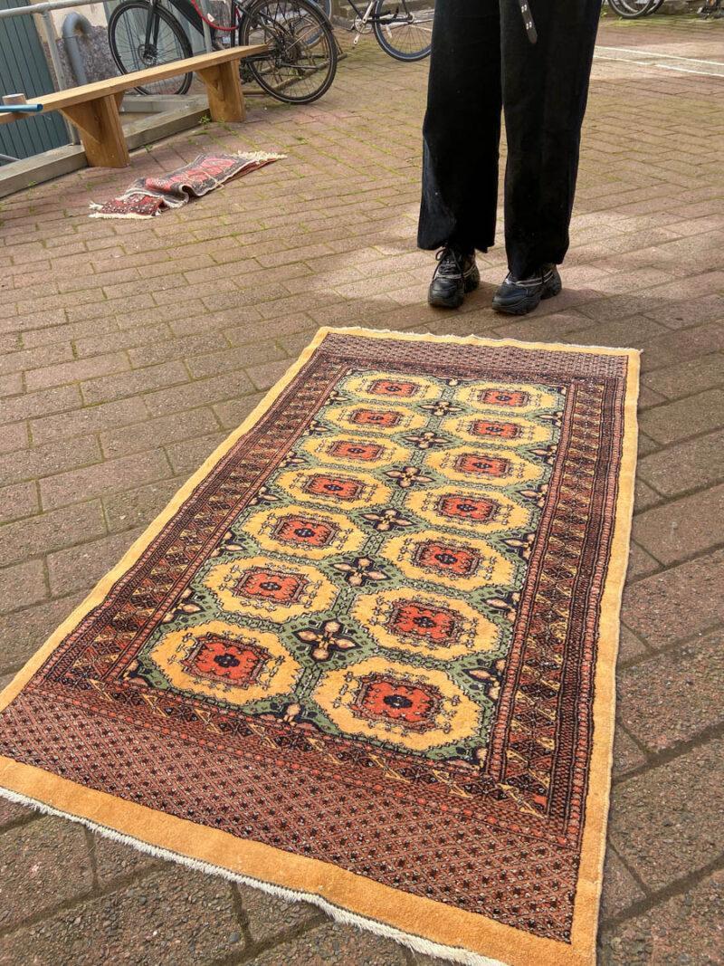 harvinainen keltainen buhara 155 x 90 cm
