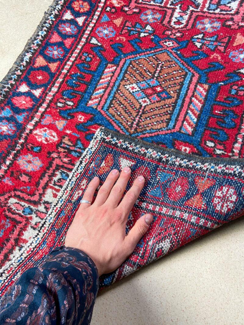 kaunis vintage heriz 127 x 70 cm