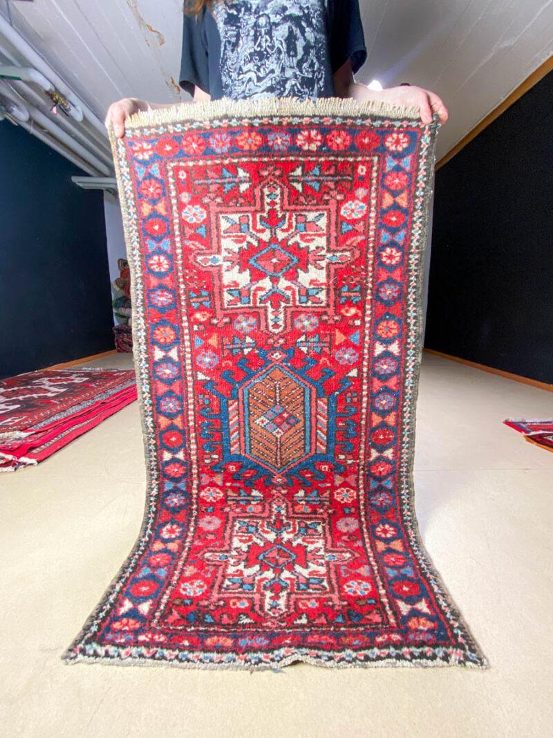 kaunis vintage heriz 127 x 70 cm