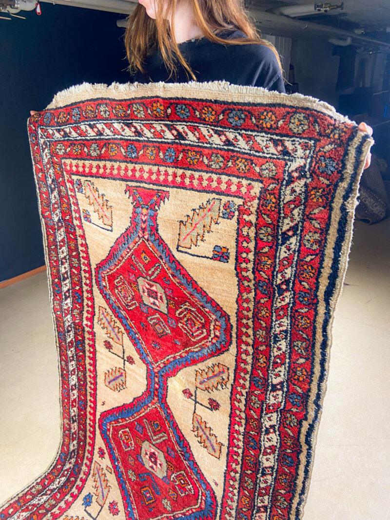 upea hamadan käytävämatto 1970 luvulta – 335 x 90 cm (kopio)
