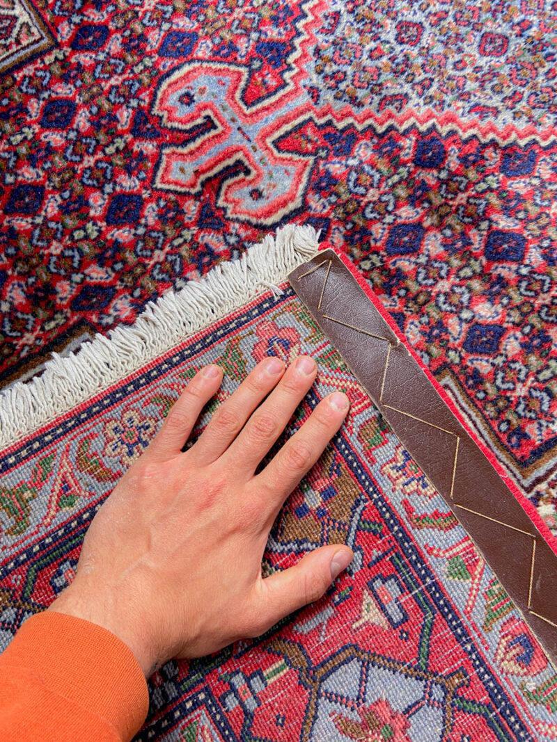harvinainen vaaleanpunainen vintage bijar 295 x 202 cm