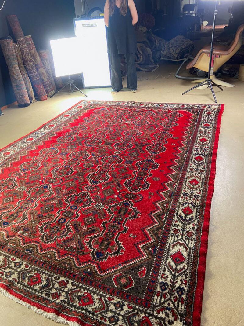 elegantti malayer 1970 luvulta  348 x 286 cm
