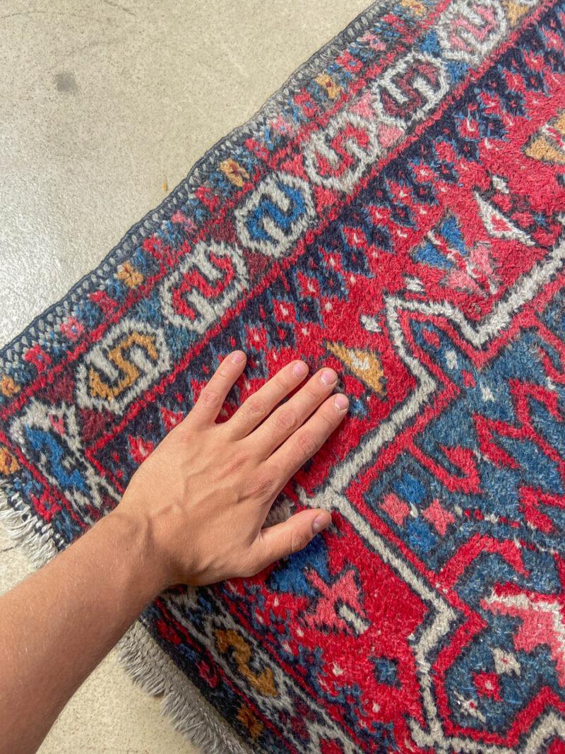 kaunis sarab käytävämatto 1960 luvulta – 340 x 100 cm