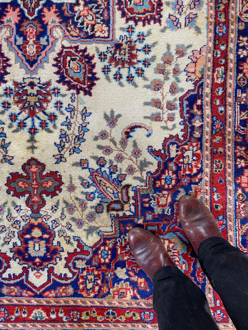 vaalean harmoninen vintage sarouk 300 x 195 cm