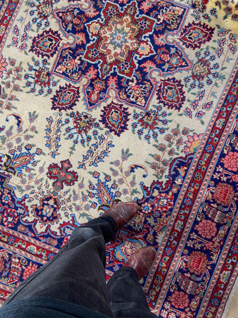 vaalean harmoninen vintage sarouk 300 x 195 cm