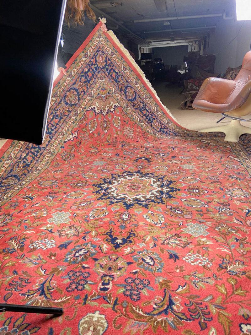 tyrmäävän harmoninen sarouk  350 x 245 cm