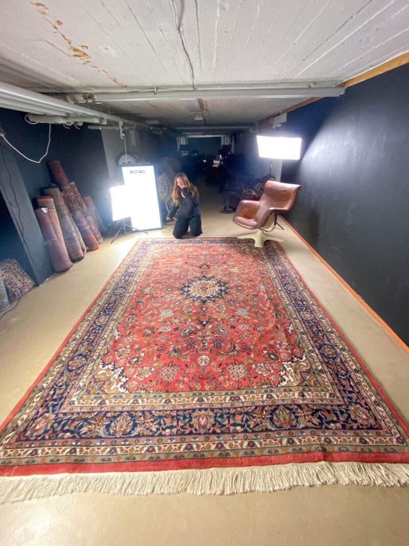 tyrmäävän harmoninen sarouk  350 x 245 cm