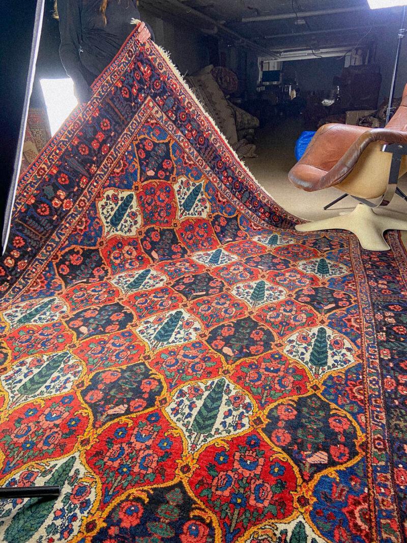 upea puutarha bahtijaari 1960 luvulta 280 x 215 cm