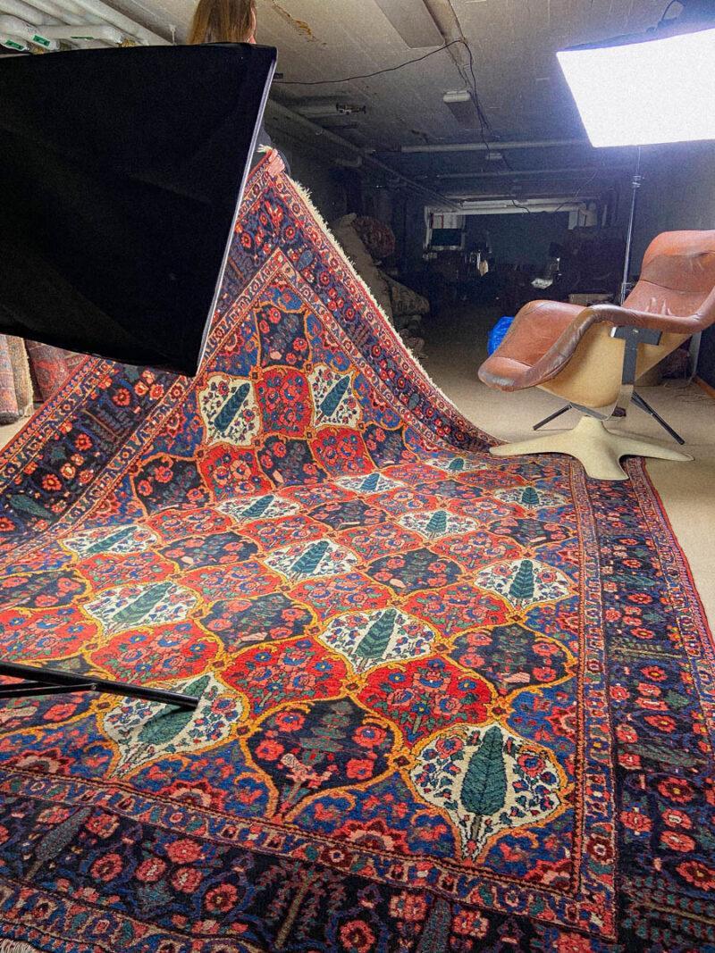 upea puutarha bahtijaari 1960 luvulta 280 x 215 cm