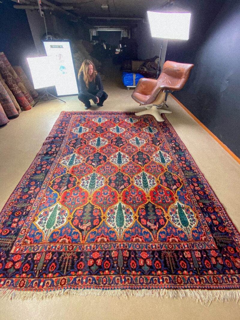 upea puutarha bahtijaari 1960 luvulta 280 x 215 cm