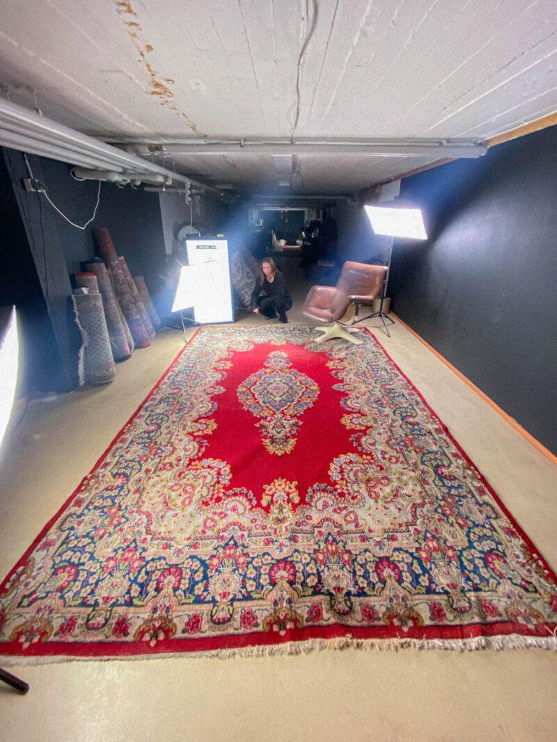 palatsikokoinen elegantti kirman  378 x 240 cm