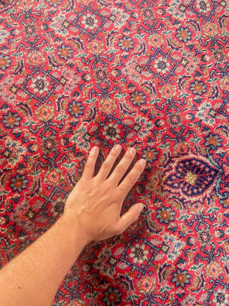 yksityiskohtainen vintage bijar (pesty) 360 x 235 cm