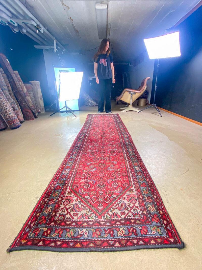 harmoninen hamadan käytävämatto – 290 x 80 cm