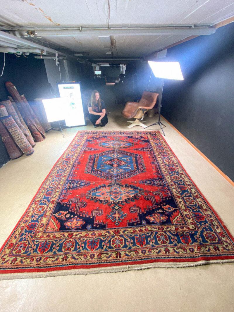 kaunis tumma vintage wiss 315 x 225 cm