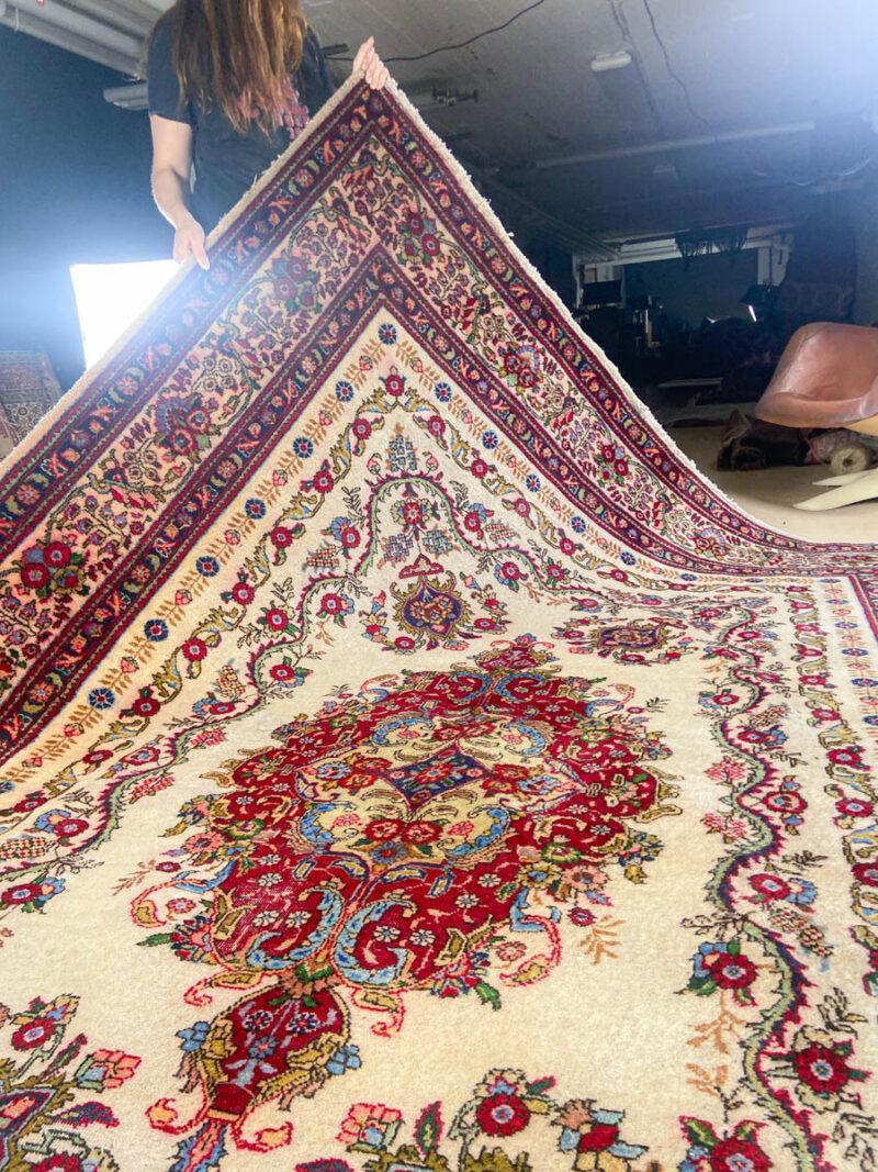 upean elegantti kukkais tabriz  325 x 225 cm