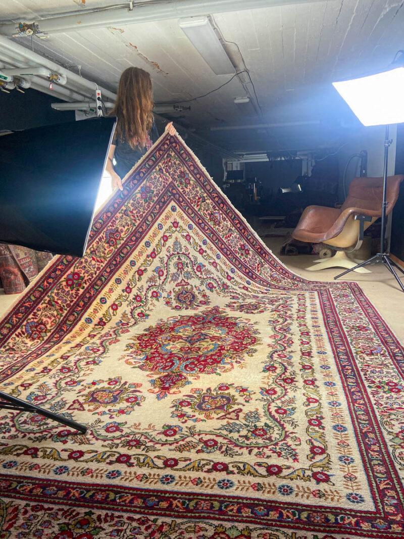 upean elegantti kukkais tabriz  325 x 225 cm