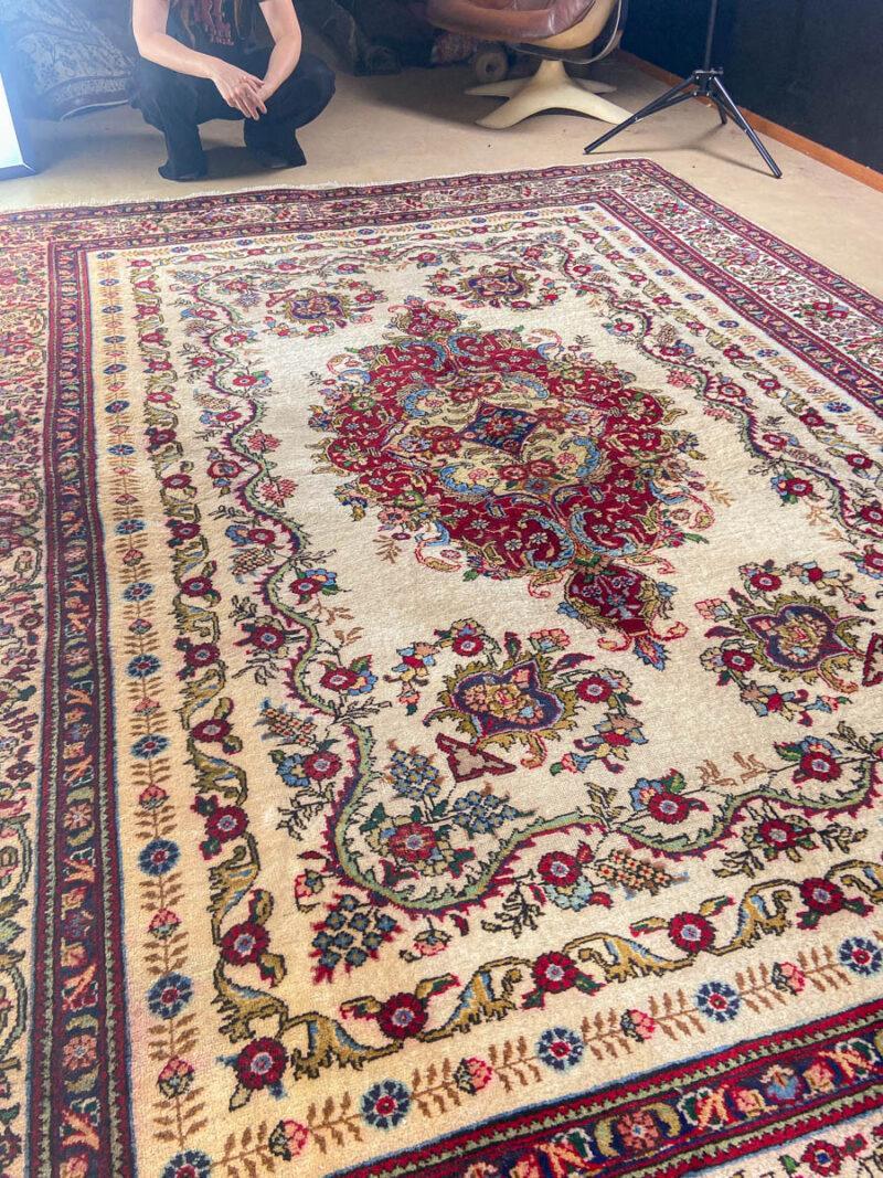 upean elegantti kukkais tabriz  325 x 225 cm